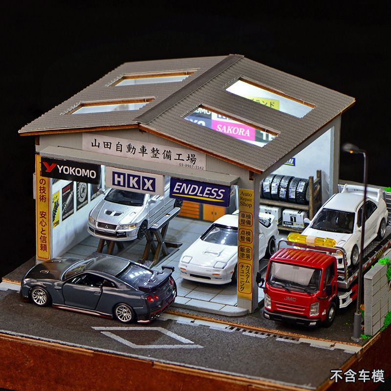 Model Kit Toy - Kit de Diorama de Oficina de