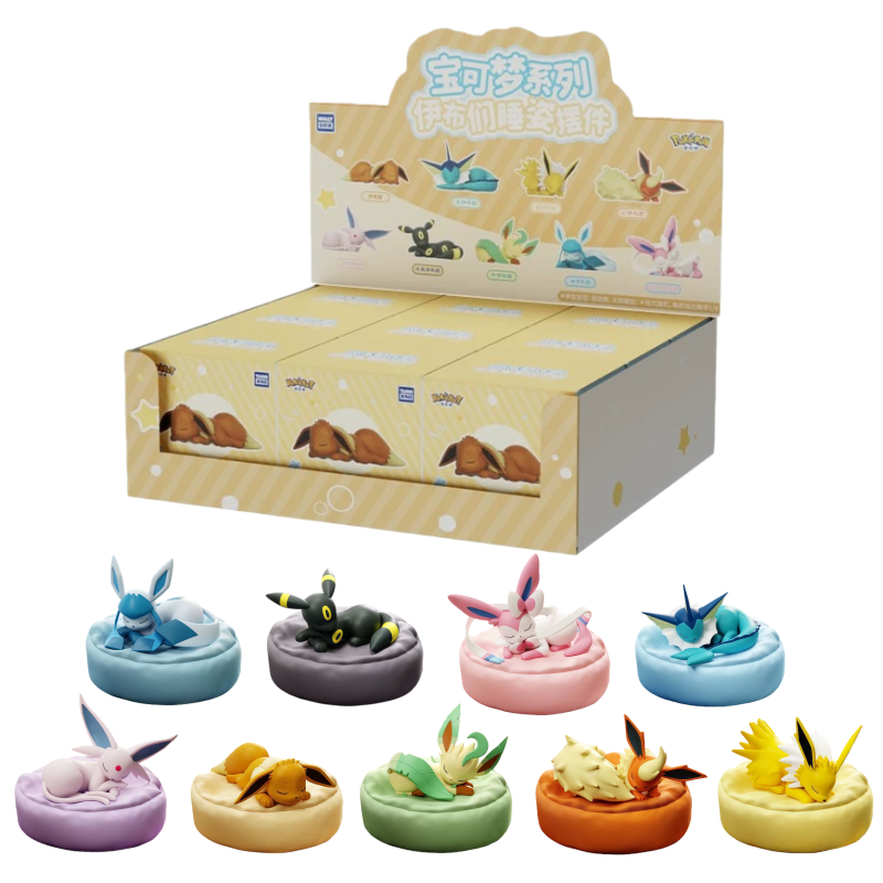 Model Kit Umbreon - Anime pokémon eevee família dormir posição