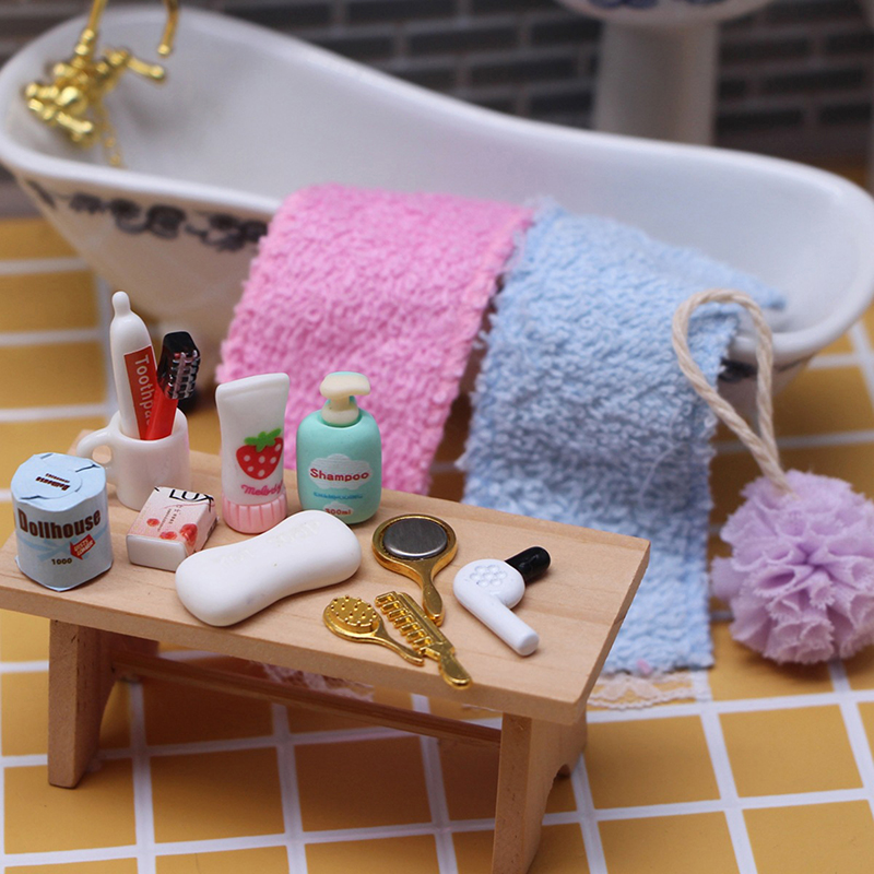 Model Kit Toy - Casa de boneca em miniatura prático