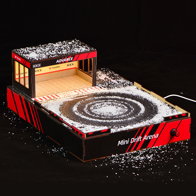 Model Kit Toy - Diorama de Pista de Drift DIY