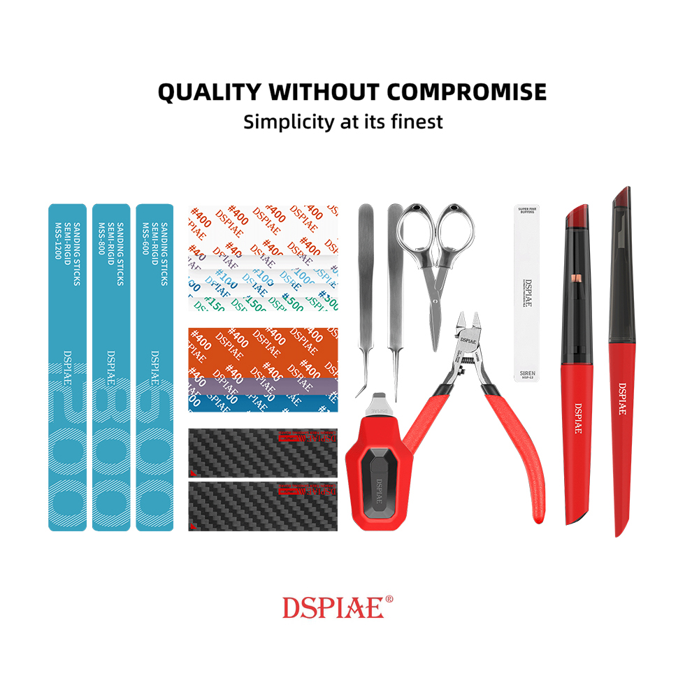 Model Kit Tool Set - Dspiae-TC-S01 Hobby Model Craft Tool Combo