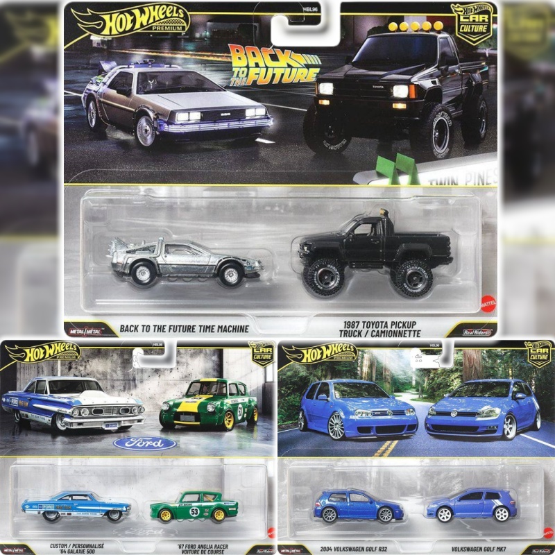 Model Kit Volkswagen - Novo Conjunto de 2 Carrinhos Mattel