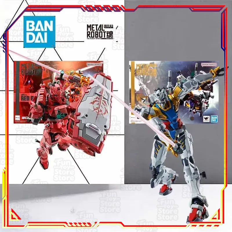 Model Kit Gurren Lagann - Bandai Gundam Robô Vermelho de Metal