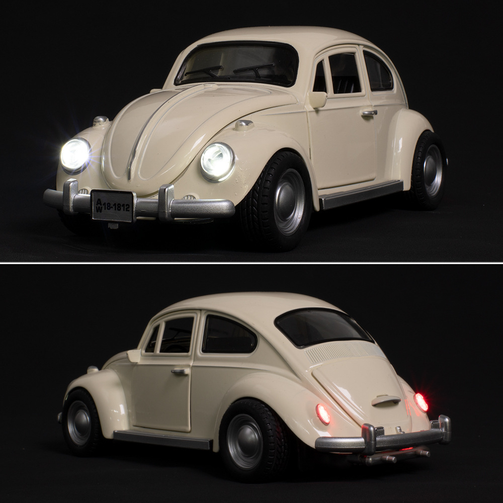 Model Kit Volkswagen - 1:18 1955 volkswagen beetle clássico carro