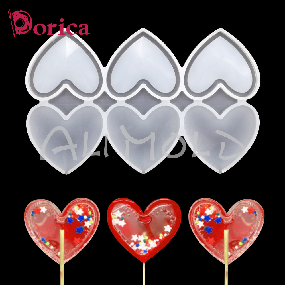 Model Kit Varnish - Dorica-Amor Coração Resina Epóxi Mold, Chocalho