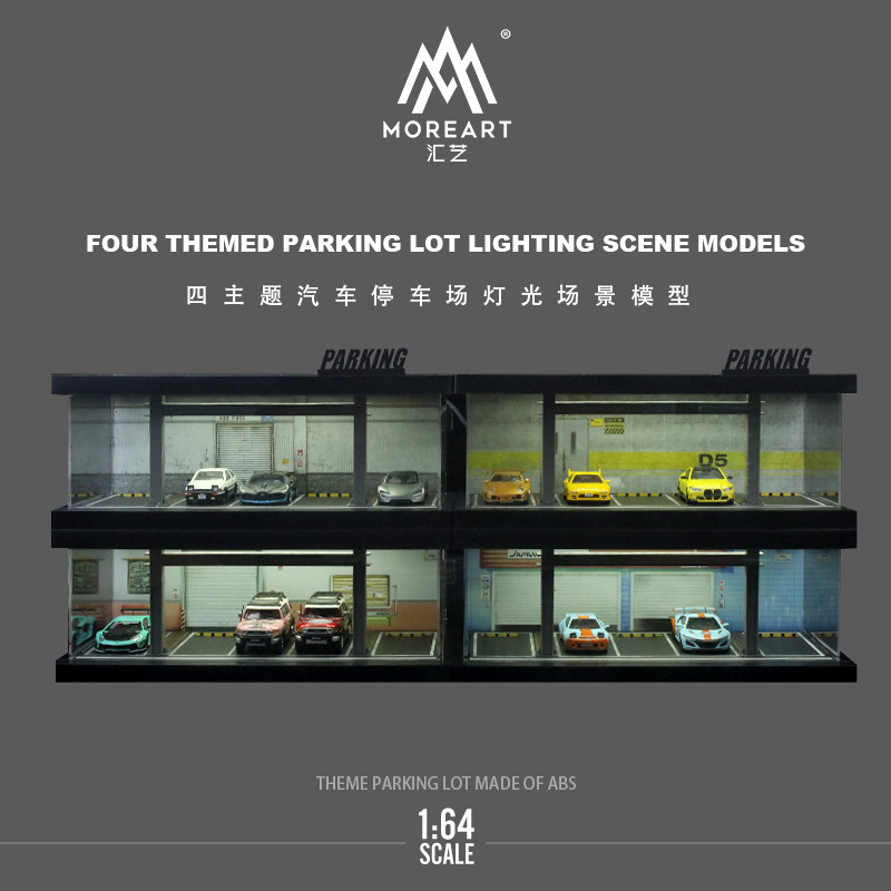 Model Kit Toy - Kit de Modelo de Garagem com