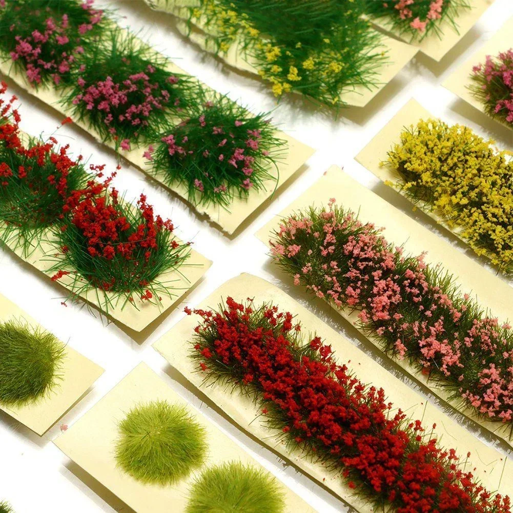 Model Kit Train - Simulação de flores em miniatura, modelo