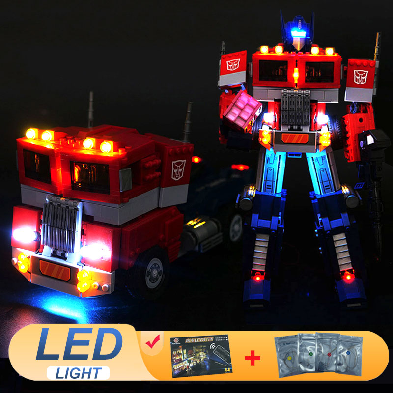 Model Kit Optimus Prime - Kit de luz LED para LEGO