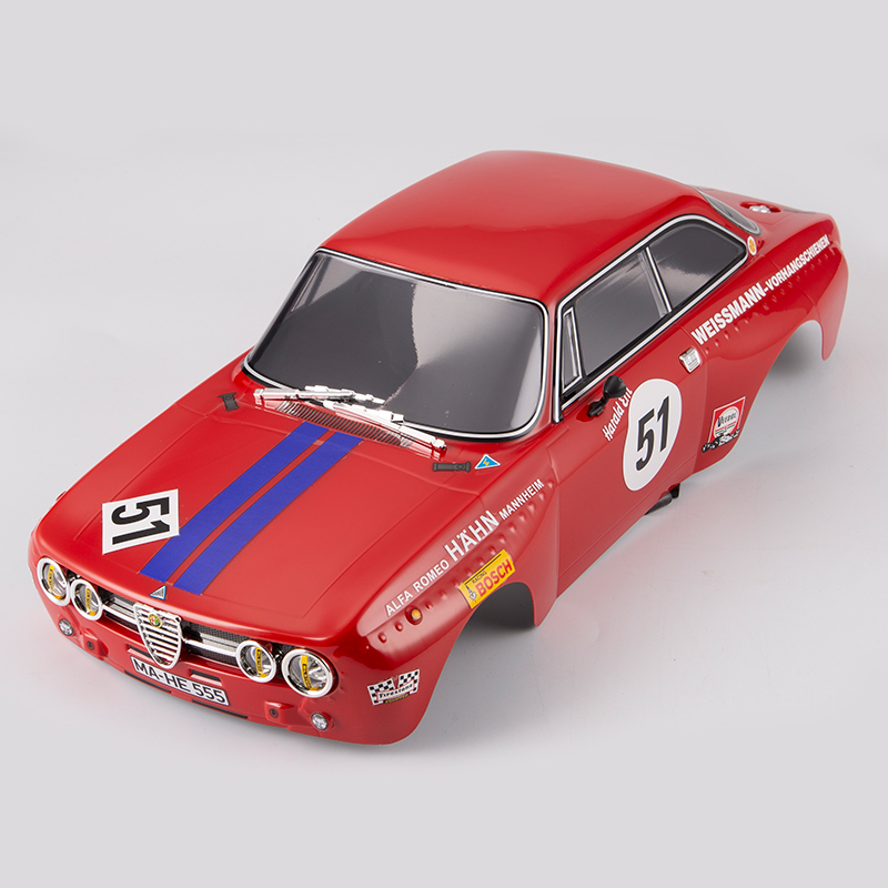 Model Kit Alfa Romeo - Killerbody-Carro de turismo RC, 48251 Alfa