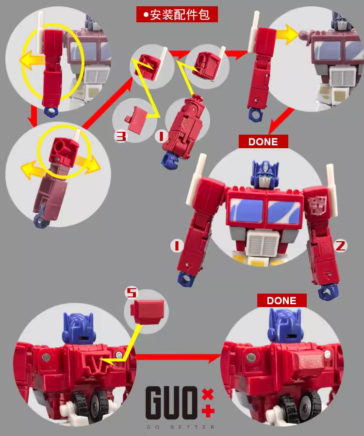 Kits de substituição de braço  - Model Kit Optimus Prime avaliação e preço