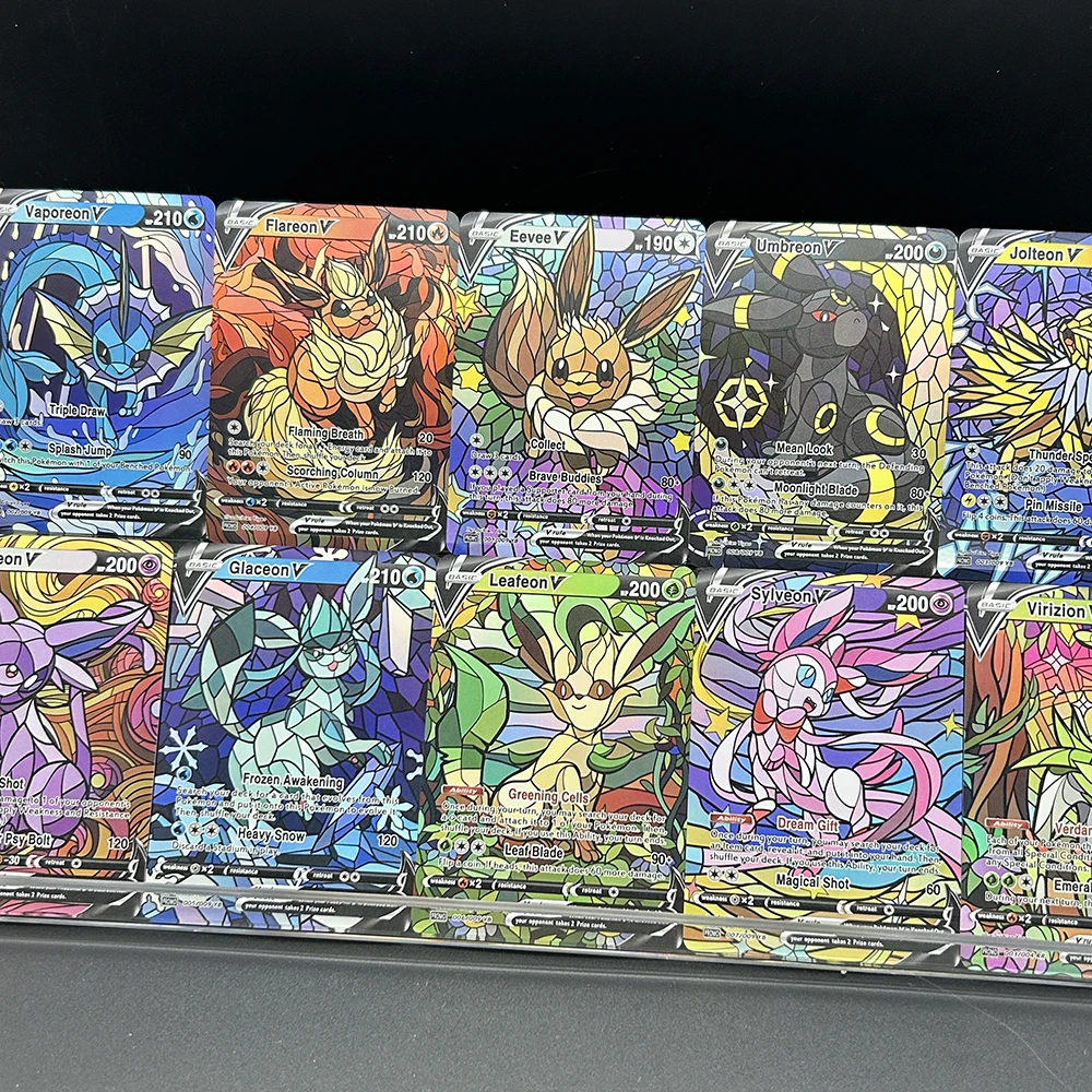 10 Peças/conjunto DIY PTCG Eev - Model Kit Umbreon avaliação e preço