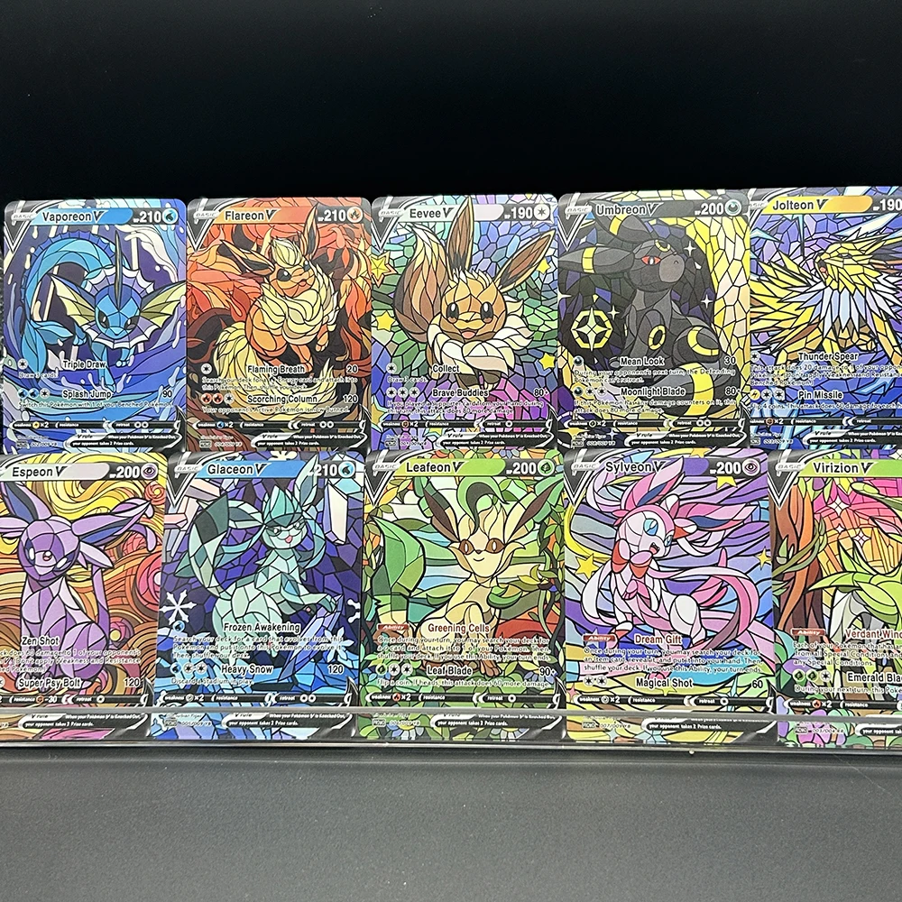 10 Peças/conjunto DIY PTCG Eev - Model Kit Umbreon avaliação e preço