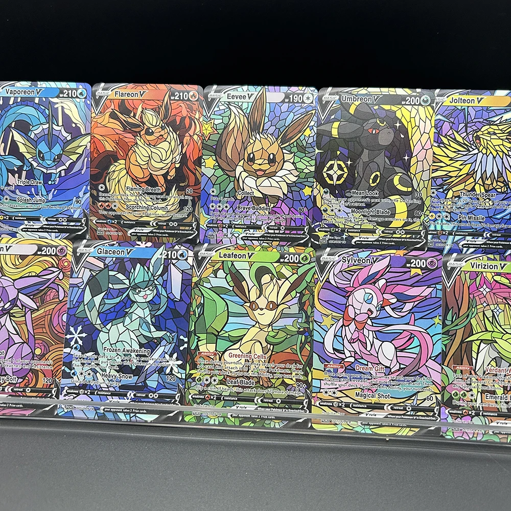 10 Peças/conjunto DIY PTCG Eev - Model Kit Umbreon avaliação e preço