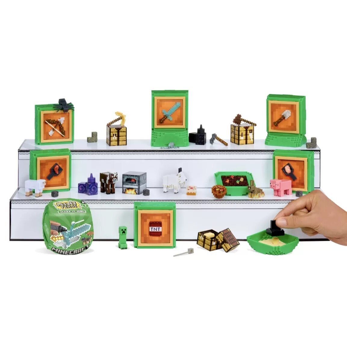 MGA Miniverse Minecraft Make I - Model Kit Hobby avaliação e preço