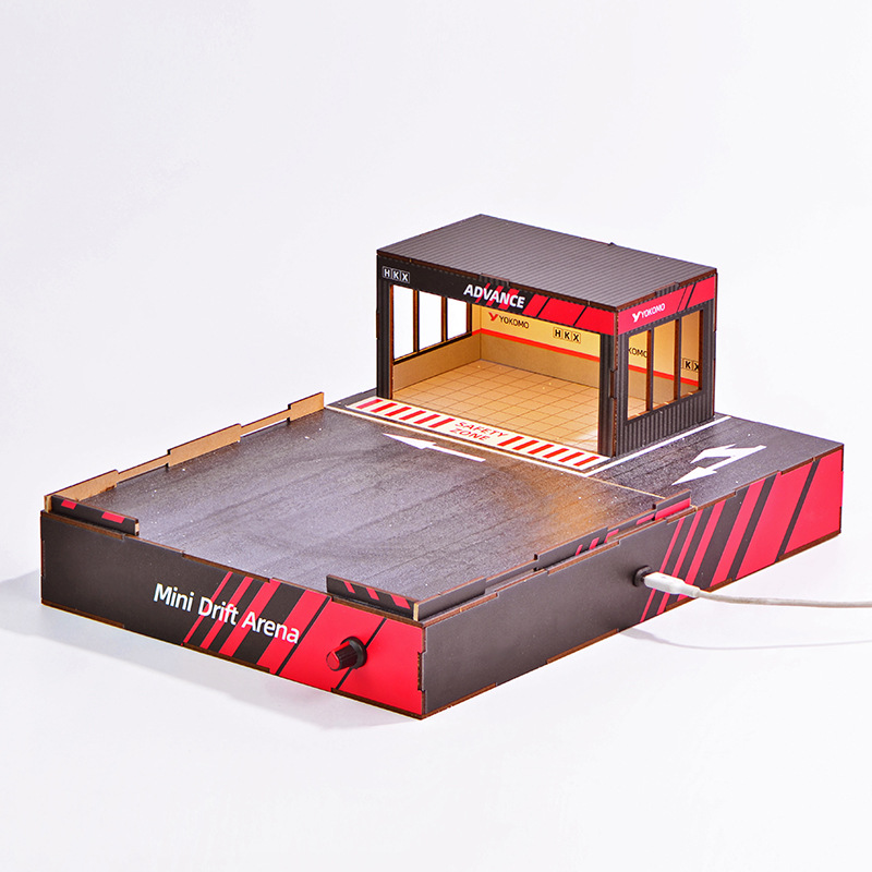 Diorama de Pista de Drift DIY  - Model Kit Toy avaliação e preço