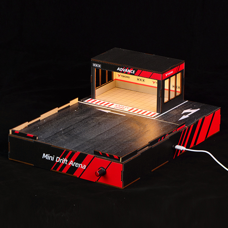 Diorama de Pista de Drift DIY  - Model Kit Toy avaliação e preço