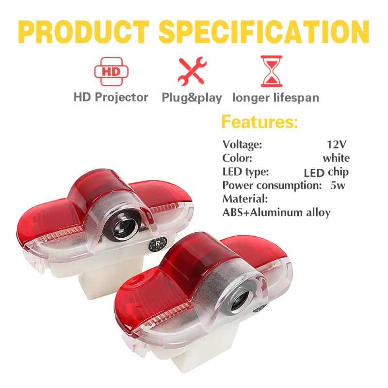 Novo Kit 2 Peças de Projetores - Model Kit Volkswagen avaliação e preço