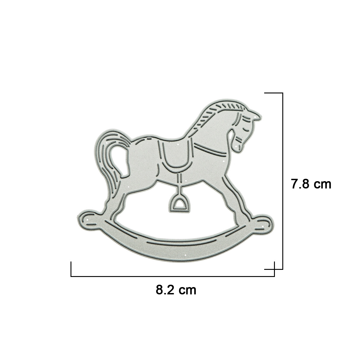 Corte de metal dados scrapbook - Model Kit Horse avaliação e preço