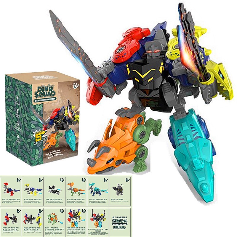 5 em 1 crianças montagem dinos - Model Kit Dinosaur Bandai avaliação e preço